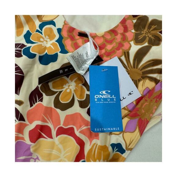 O'Neill Meadow Floral Mykonos One-Piece Swimsuit Size L NWT - Picture 9 of 12